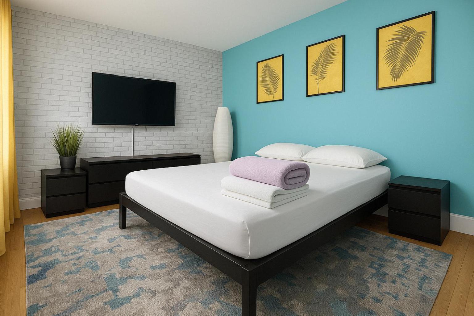 Modern Xl Queen Room Comfort & Character In Harlem New York Kültér fotó